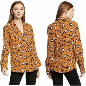 3.1 Phillip Lim for Target Animal Print Faux Double Breasted Blazer NWT Size XS